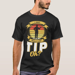 Restaurant specialist drink geld ober operat t-shirt