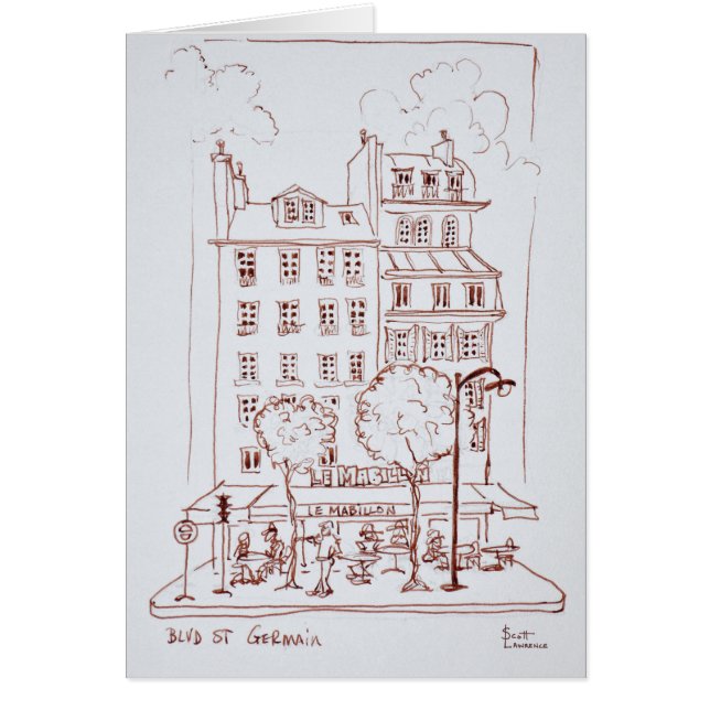 Restaurant sur le boulevard | Saint-Germain, Paris (Devant)