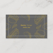 Restaurant Tacos & Sandwiches Carte de visite (Dos)