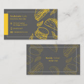 Restaurant Tacos & Sandwiches Carte de visite (Devant / Derrière)