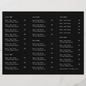 Restaurant Takeout | Menu Black Logo-Takeaway (Achterkant)