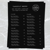 Restaurant Takeout | Menu Black Logo-Takeaway