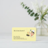 restaurant visitekaartje (Staand voorkant)