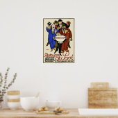  restaurant Zurich Adverteren Art Deco Poster (Keuken)