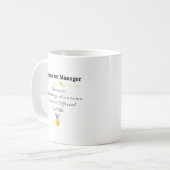 Restaurantmanager Koffiemok (Voorkant links)