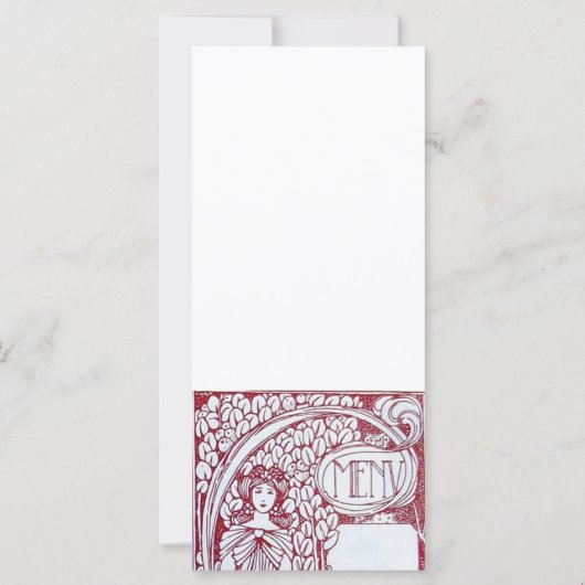 RESTAURANTMENU 2  RACK CARD (Achterkant)