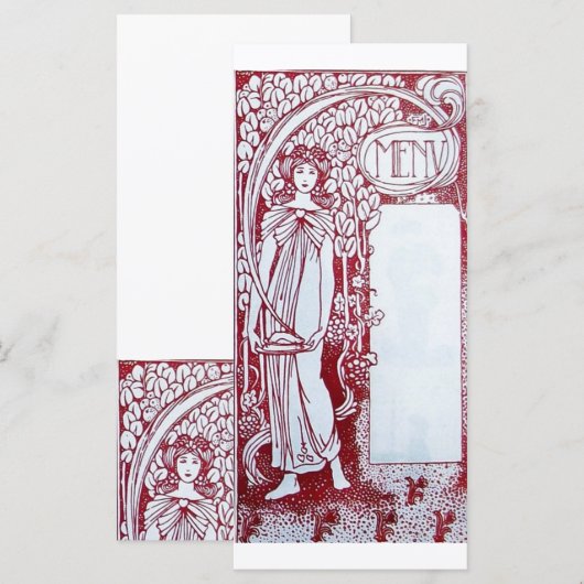 RESTAURANTMENU 2  RACK CARD (Voorkant / Achterkant)