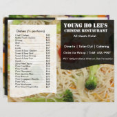 Restaurantmenubrochure (Voorkant / Achterkant)