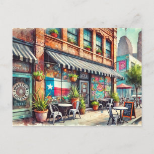 Restaurants in de buurt van Houston Texas Briefkaart