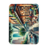 Restaurants in de buurt van Houston Texas Magneet (Verticaal)