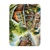 Restaurants in de buurt van Nashville Indiana Magneet (Verticaal)