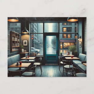 Restaurants in de buurt van Rainy Seattle Briefkaart