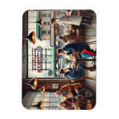 Restaurants in de buurt van Rainy Seattle Magneet (Verticaal)