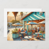 Restaurants in de buurt van Santa Barbara Californ Briefkaart (Voorkant / Achterkant)