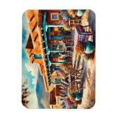 Restaurants in de buurt van Taos New Mexico Magneet (Verticaal)