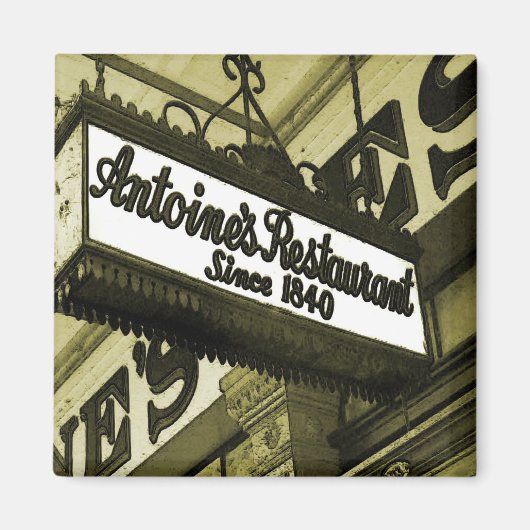 Restaurants in New Orleans Magneet (Voorkant)