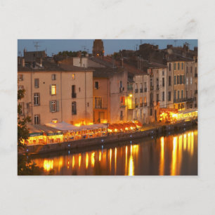 Restaurants langs de rivier de l'Herault. L'Heraul Briefkaart