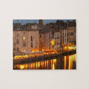 Restaurants langs de rivier de l'Herault. L'Heraul Legpuzzel