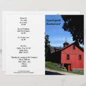 Restaurants, Menu Campagne, Personnaliser ! (Devant / Derrière)