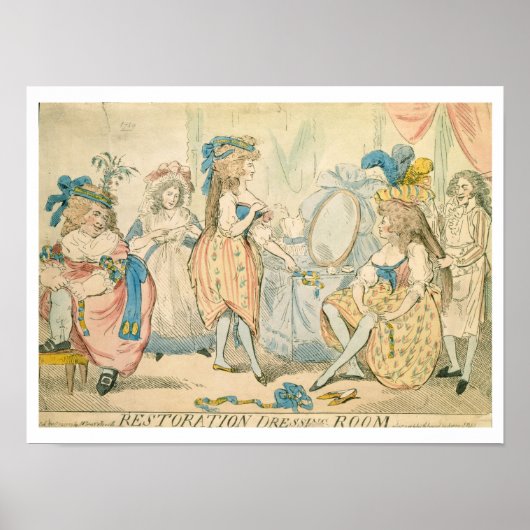 Restauratie Zaal C.1789 Poster (Voorkant)