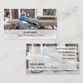 Restauratiedeskundigen van de Retro  motorfiets Visitekaartje (Voorkant / Achterkant)