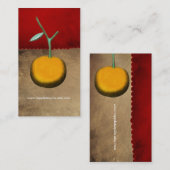 Restauration carte de visite gastronomique (Devant / Derrière)