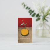 Restauration carte de visite gastronomique (Debout devant)