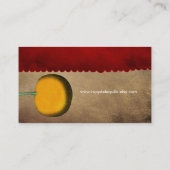 Restauration carte de visite gastronomique (Dos)