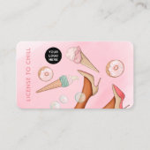 Restauration de Whimsical Lady VIP Carte de visite (Devant)