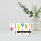 Restauration élégante ou carte de visite chef (Debout devant)