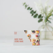 Restauration gastronomique moderne Carte de visite (Debout devant)