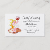 "Restauration, organisation d'événements" Cartes d (Devant)