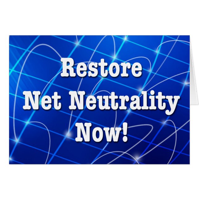 Restaurez la neutralité du Net maintenant ! (Devant horizontal)