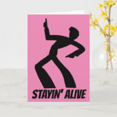 RESTE EN VIE ! CARTES D'ANNIVERSAIRE (Fleur jaune)