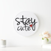 Reste mignonne horloge murale (Maison)