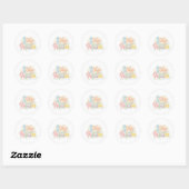 Reste Positif Autocollant de Motivation Mignon (Feuille)