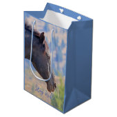 Reste sauvage !, sac cadeau (Devant Angle)