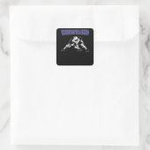 Resten Vierkante Sticker (Tas)