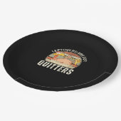 Resten zijn voor Quitters Grappige Thanksgiving Re Papieren Bordje (Gekanteld)