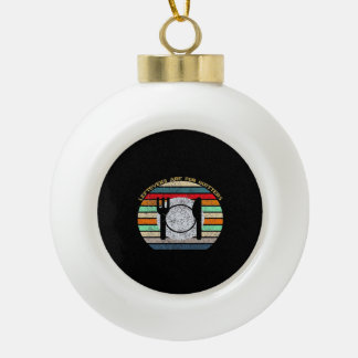 Resten zijn voor Quitters Retro Funny Tha Keramische Bal Ornament