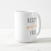 Restende heksengezicht koffiemok (Voorkant rechts)