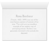 Restende jonge wilde kat CC0481 Rosa Bonheur (Binenzijde Horizontaal (Onderkant))