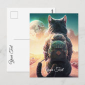 Restende kat. briefkaart (Voorkant / Achterkant)