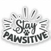 rester autocollant pawsitive (Recto)