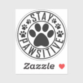 rester autocollant pawsitive (Feuille)