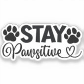 rester autocollant pawsitive (Recto)