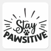 rester autocollant pawsitive (Devant)
