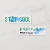 Rester Cool Cartes de livraison (Devant / Derrière)