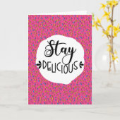 rester délicieux beigne Valentines Carte (Fleur jaune)