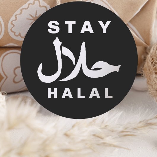 Rester un autocollant halal